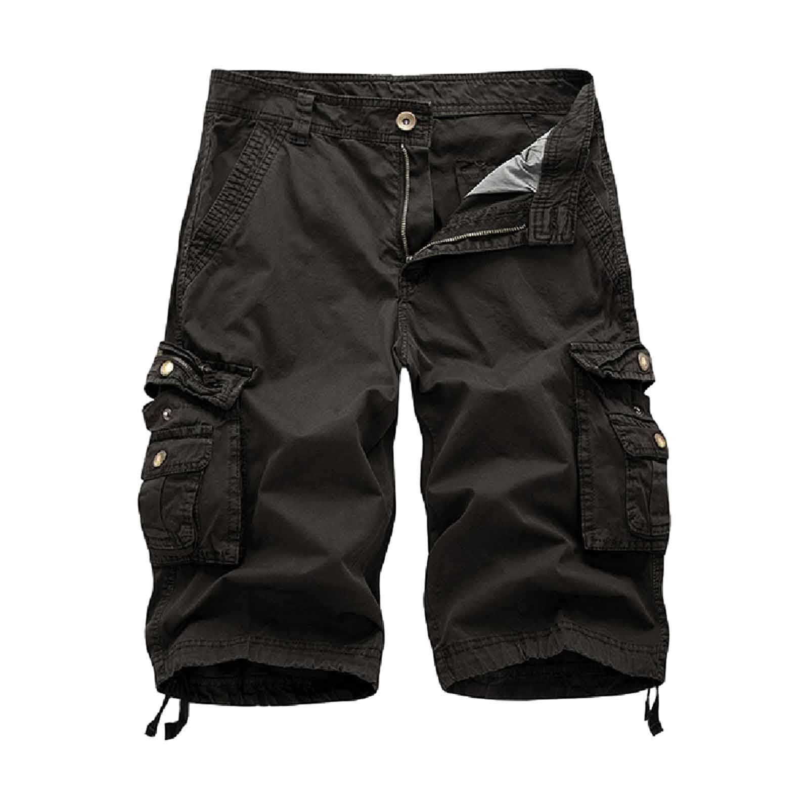 thumbnail image 2 of Pantalones cortos cargo informales de estilo mecánico para hombre - Pantalones holgados de 5 puntos, playa/fiesta - Todas las estaciones (S-XXXL), 2 of 4